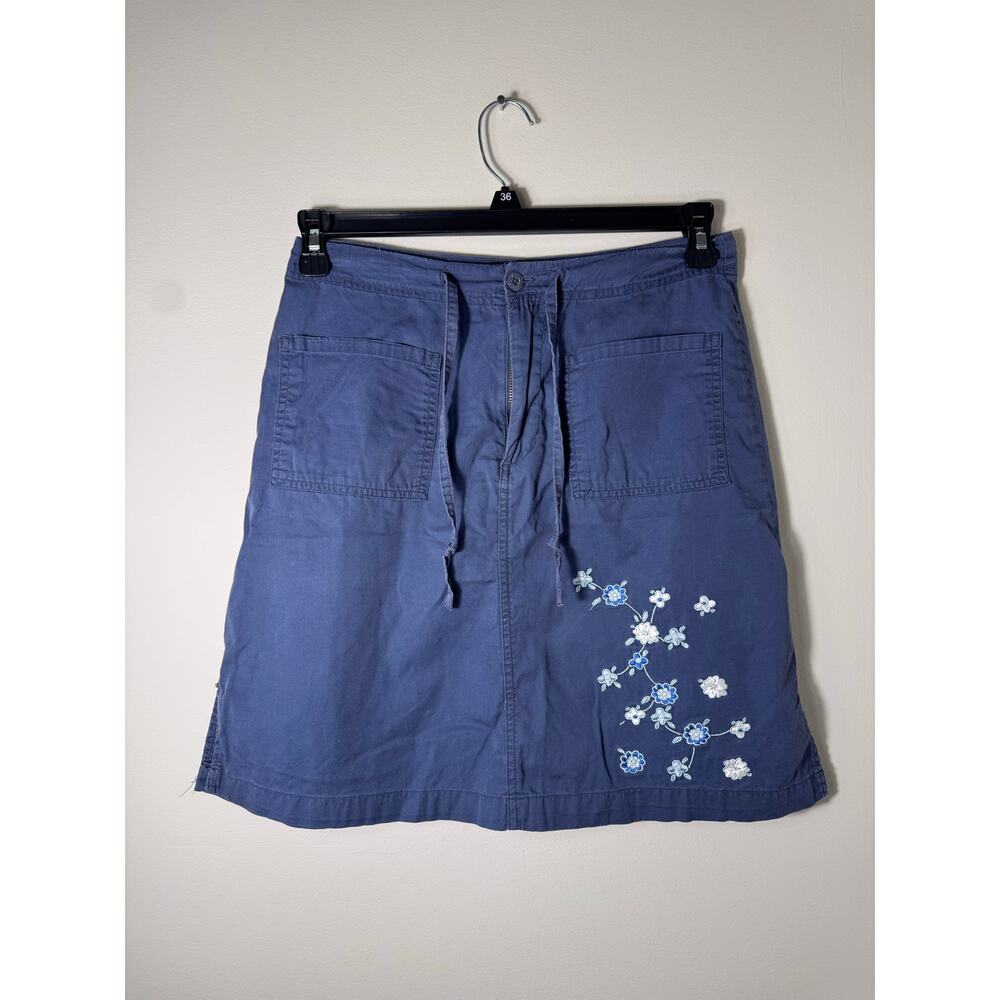 Vintage Y2K Route 66 Floral Fairy Tie Front Skirt